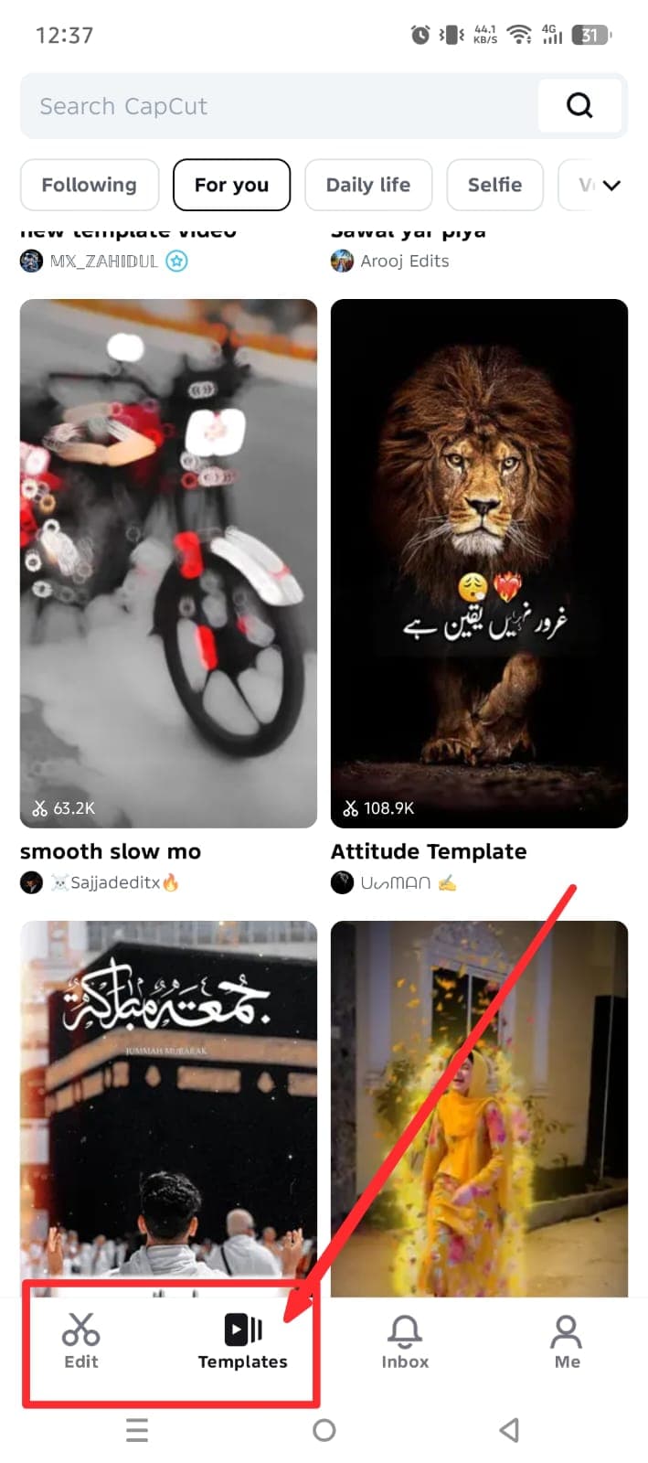 Video Editing Interface